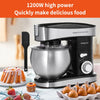 Houselin Multifunction Stand Mixer, 7.5L Stainless Steel Bowl for Baking Mixes, 5-in-1, Suitable for Most Home Cooks